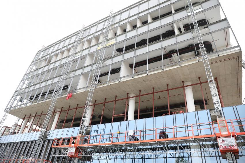Şehir kütüphanesin’in  Yüzde 42’si tamamlandı