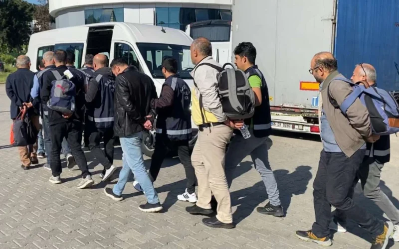Samsun merkezli 3 ildeki ‘Maydonoz Döner’ operasyonunda 7 şüpheli adliyede