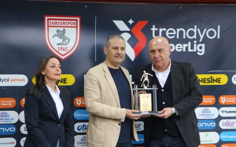 Samsunspor’a bağımlılıkla mücadele ödülü