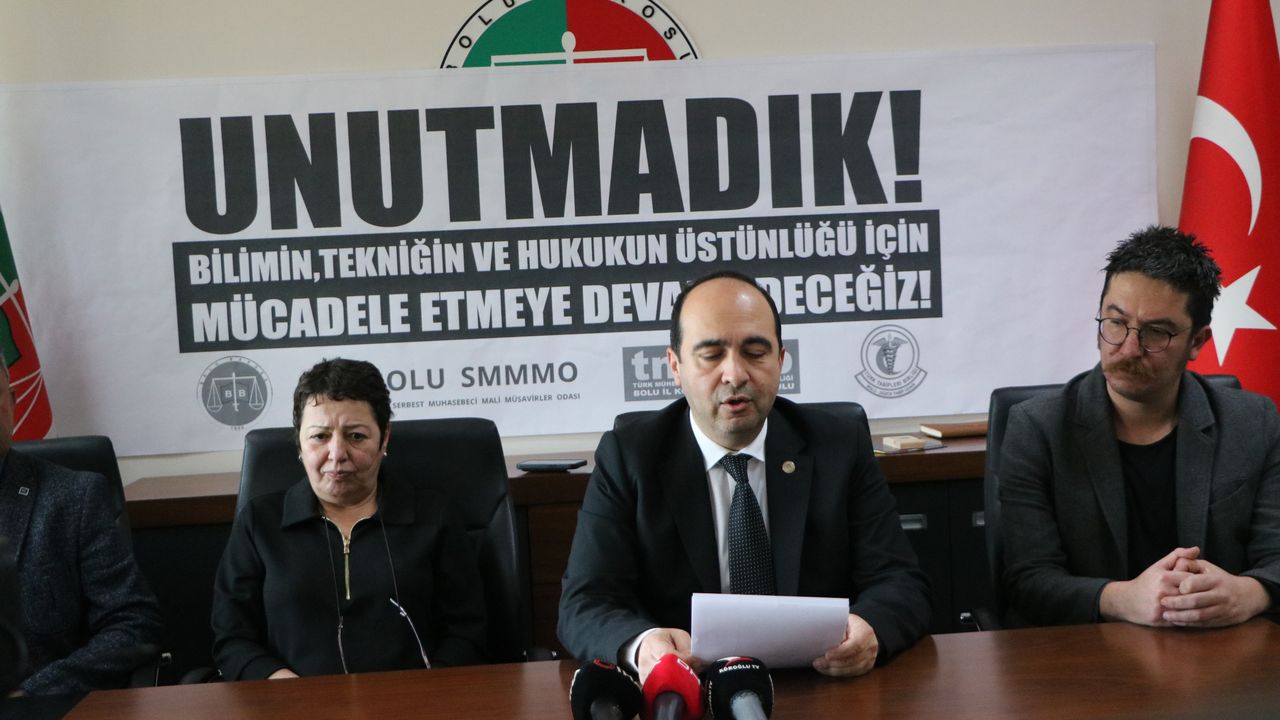 Bolu'da STK'lardan, Grand Kartal Otel yangının yıl dönümünde ortak açıklama