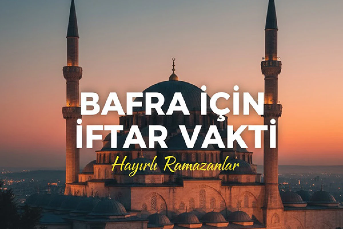 Bafra İftar Vakti: Bafra İmsakiye ve Sahur Saati (21 Şubat 2026)