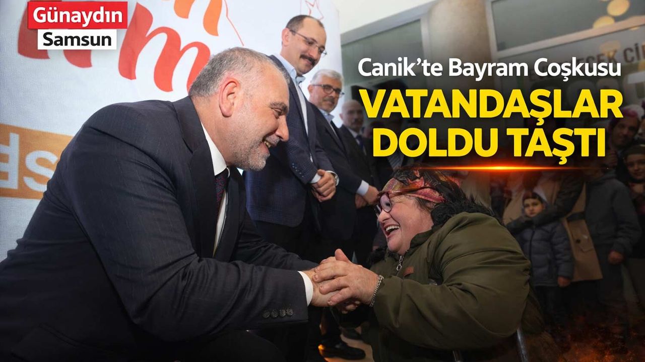 Canik’te Bayramlaşma Programına Yoğun Katılım