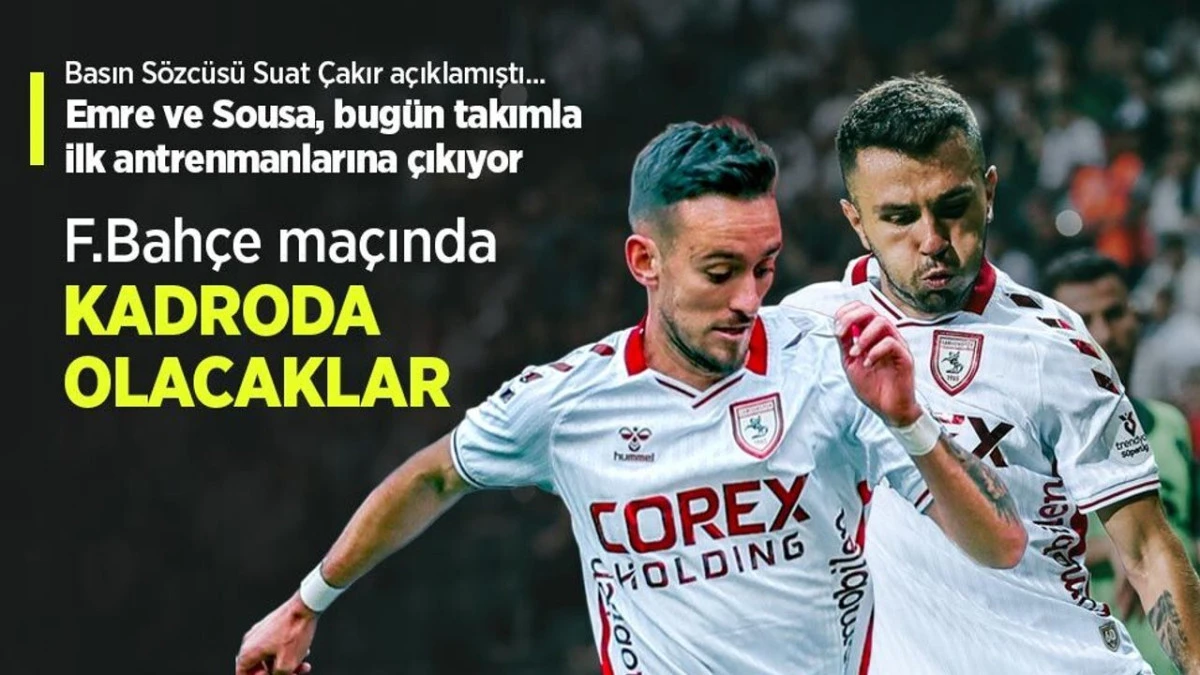 Fenerbahçe maçında sahada olacaklar