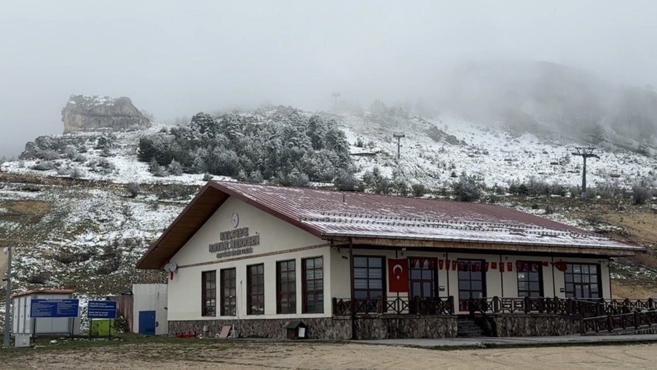 Keltepe beyaza büründü