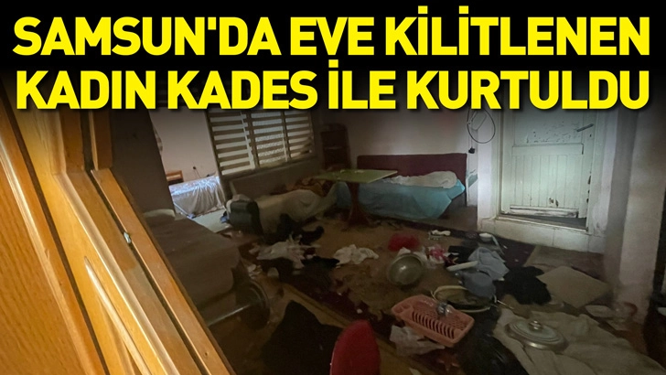 Samsun’da eve kilitlenen kadın, KADES uygulaması ile kurtuldu