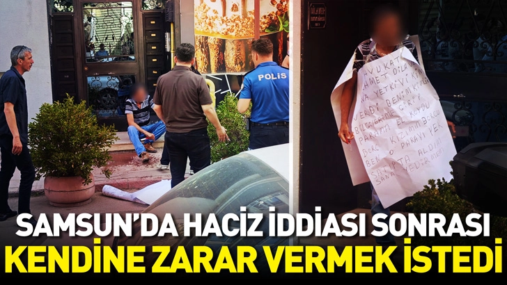 Samsun’da Haciz İddiası Sonrası Kendine Zarar Vermek İstedi