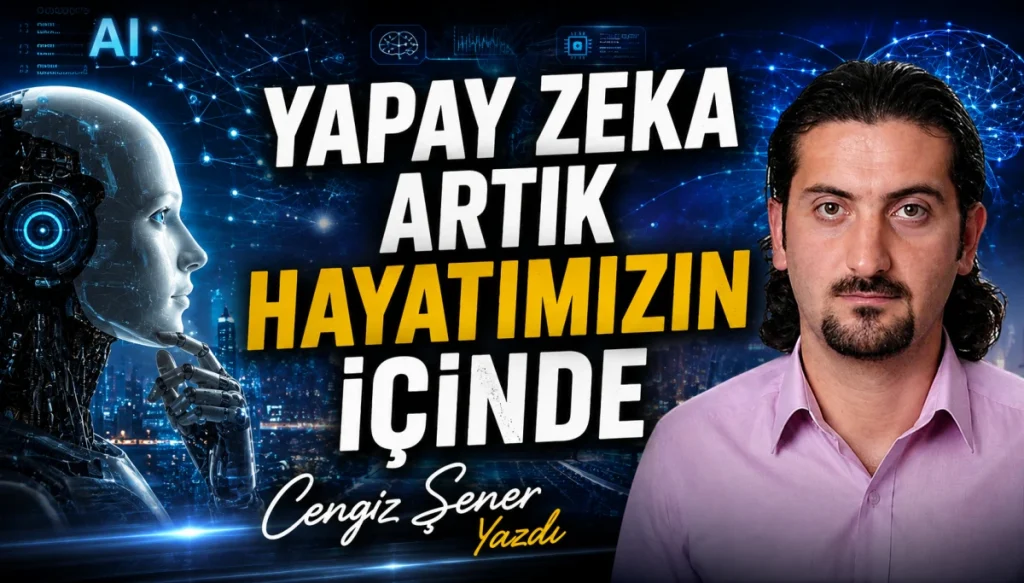 Yapay zeka artık hayatımızın içinde.