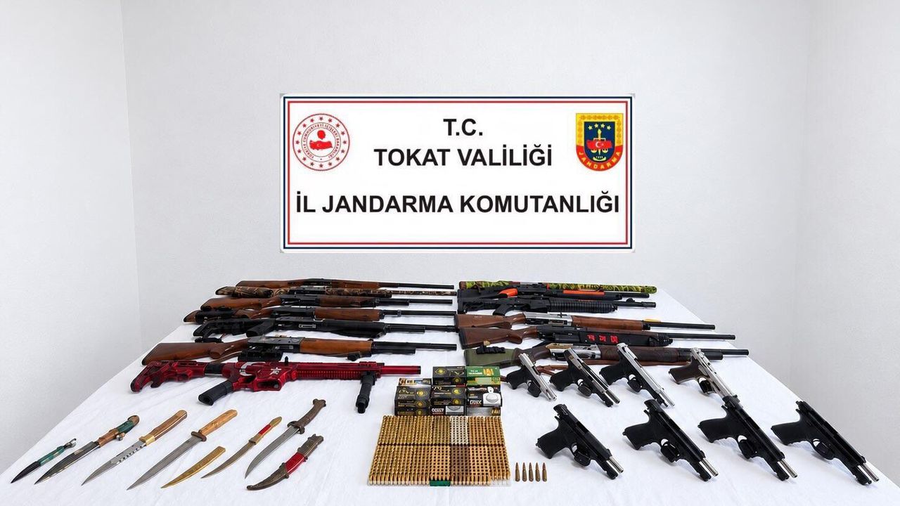 Tokat'ta silah kaçakçılarına operasyon